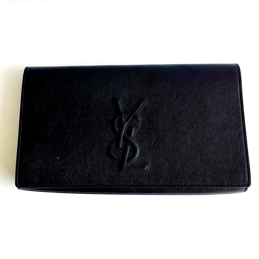 100% authentic YSL classic style clutch